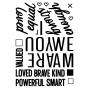 Preview: Sizzix - Stanzschablone & Stempelset "Affirmations" Thinlits Craft Dies & Clear Stamps by 49 and Market