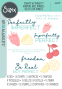 Preview: Sizzix - Stanzschablone & Stempelset "Perfectly Imperfect" Thinlits Craft Dies & Clear Stamps by 49 and Market