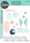 Preview: Sizzix - Stanzschablone & Stempelset "Starlight Dreams" Thinlits Craft Dies & Clear Stamps by 49 and Market