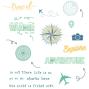 Preview: Sizzix - Stanzschablone & Stempelset "Wanderlust Explorer" Thinlits Craft Dies & Clear Stamps by 49 and Market