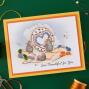 Preview: Spellbinders - Gummistempel Set "Stitched with Love" Cling Stamp