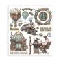 Preview: Stamperia - Transfer Aufkleber "Voyages Fantastiques" Rub-On Kit