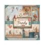 Preview: Stamperia - Designpapier "Family" Maxi Paper Pack 12x12 Inch - 22 Bogen