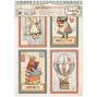 Preview: Stamperia - Decopatch Papier "Selection" Decoupage A4 - 6 Bogen  