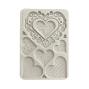 Preview: Stamperia - Gießform A5 "Hearts" Soft Mould 