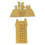 Preview: Stamperia - Holzteile "House and Mice" MDF Crafty Shapes Blanks