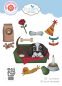 Preview: Elizabeth Craft Designs - Stanzschalone "Dog Accessories" Dies