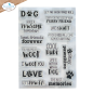 Preview: Elizabeth Craft Designs - Stempelset "Dog Days Sentiments" Clear Stamps