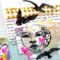 Preview: Ranger - Stempelset by Dina Wakley "Let It Fly" Media Cling Stamp 