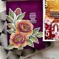 Preview: Ranger - Gummistempel by Simon Hurley Create "Faded Diamonds" Rubber Stamp
