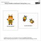 Preview: Lawn Fawn - Stempelset "Henry'S Build-A-Sentiment Honey Bee" Clear Stamp