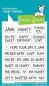 Preview: Lawn Fawn - Stempelset "Jam And Honey Sentiments" Clear Stamp