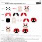 Preview: Lawn Fawn - Stanzschablone "Build-A-Critter Bug Costumes" Dies