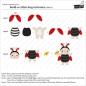 Preview: Lawn Fawn - Stanzschablone "Build-A-Critter Bug Costumes" Dies