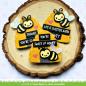 Preview: Lawn Fawn - Stanzschablone "Build-A-Bee" Dies