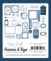 Preview: Echo Park - Stanzteile & Anhänger "Save The Date" Frames & Tags 