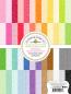 Preview: Doodlebug Design - Designpapier "Floral-Graph Rainbow" Paper Pack 6x8 Inch - 24 Bogen