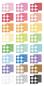 Preview: Doodlebug Design - Designpapier "Buffalo Check-Wood Grain Rainbow" Paper Pack 6x8 Inch - 24 Bogen