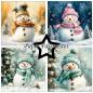 Preview: Paper Favourites - Designpapier "Christmas Snowman" Paper Pack 6x6 Inch - 24 Bogen