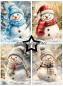 Preview: Paper Favourites - Designpapier "Christmas Snowman" Paper Pack A6 - 24 Bogen