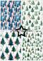 Preview: Paper Favourites - Designpapier "Christmas Trees" Paper Pack A5 - 24 Bogen