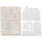 Preview: Stamperia - Gießform A5 "Christmas Cottage" Soft Mould 