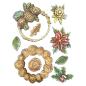 Preview: Stamperia - Gießform A5 "Christmas Garlands" Soft Mould 