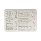 Preview: Stamperia - Gießform A5 "Christmas Village" Soft Mould 