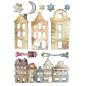 Preview: Stamperia - Gießform A5 "Christmas Village" Soft Mould 