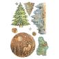 Preview: Stamperia - Gießform A5 "Christmas Winter Landscape" Soft Mould 