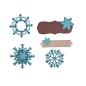Preview: Stamperia - Stanzschablone "Christmas Snowfall" A6 Dies