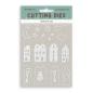 Preview: Stamperia - Stanzschablone "Christmas Village" A6 Dies