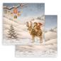 Preview: Stamperia - Designpapier "Silent Night" Paper Pack 8x8 Inch - 10 Bogen