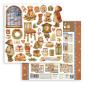 Preview: Stamperia - Designpapier "Silent Night" Paper Pack 8x8 Inch - 10 Bogen