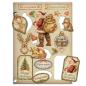 Preview: Stamperia - Holzteile A5 "Colored Wooden Shapes" Wooden Shapes