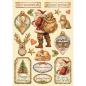 Preview: Stamperia - Holzteile A5 "Colored Wooden Shapes" Wooden Shapes