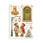 Preview: Stamperia - Washi Papier "Silent Night" Washi Pad 14,8x21cm - 8 Bogen