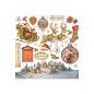 Preview: Stamperia - Transfer Aufkleber "Silent Night" Rub-On Kit
