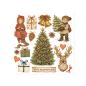Preview: Stamperia - Transfer Aufkleber "Silent Night" Rub-On Kit