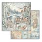 Preview: Stamperia - Designpapier "White Christmas by Cristina Radovan" Paper Pack 12x12 Inch - 10 Bogen