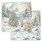 Preview: Stamperia - Designpapier "White Christmas by Cristina Radovan" Paper Pack 8x8 Inch - 10 Bogen