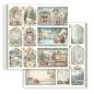 Preview: Stamperia - Designpapier "White Christmas by Cristina Radovan" Paper Pack 8x8 Inch - 10 Bogen