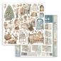 Preview: Stamperia - Designpapier "White Christmas by Cristina Radovan" Paper Pack 8x8 Inch - 10 Bogen