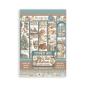 Preview: Stamperia - Washi Papier "White Christmas by Cristina Radovan" Washi Pad 14,8x21cm - 8 Bogen