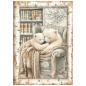Preview: Stamperia - Decopatch Papier "White Christmas Selection by Cristina Radovan" Decoupage A6 - 8 Bogen  