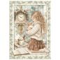 Preview: Stamperia - Decopatch Papier "White Christmas Selection by Cristina Radovan" Decoupage A6 - 8 Bogen  