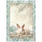 Preview: Stamperia - Decopatch Papier "White Christmas Selection by Cristina Radovan" Decoupage A6 - 8 Bogen  