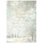 Preview: Stamperia - Decopatch Papier "White Christmas Backgrounds Selection by Cristina Radovan" Decoupage A6 - 8 Bogen  