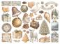 Preview: Stamperia - Stanzteile "White Christmas Assorted by Cristina Radovan" Die Cuts