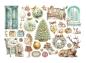 Preview: Stamperia - Stanzteile "White Christmas by Cristina Radovan" Die Cuts Ephemera